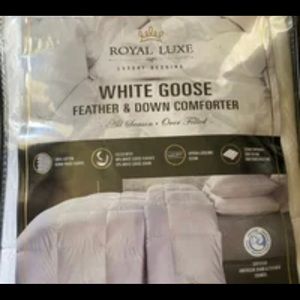Royal luxe goose and dawn comforter queen